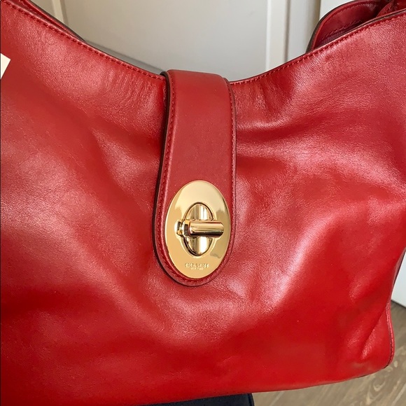 NWT Coach Madison Carlyle Leather Shoulder Bag - Picture 8 of 9
